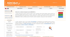 Desktop Screenshot of mimishop.cz
