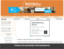 Tablet Screenshot of mimishop.cz