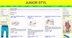 Desktop Screenshot of juniorstyl.mimishop.cz