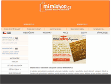 Tablet Screenshot of mimishop.sk