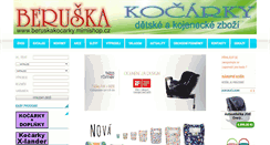 Desktop Screenshot of beruskakocarky.mimishop.cz