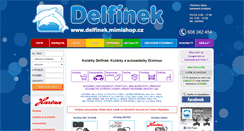 Desktop Screenshot of delfinek.mimishop.cz